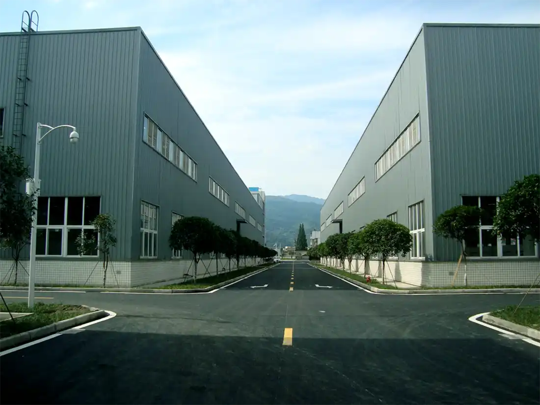 A corner of the factory A corner of the factory Agricultural machinery manufacturer