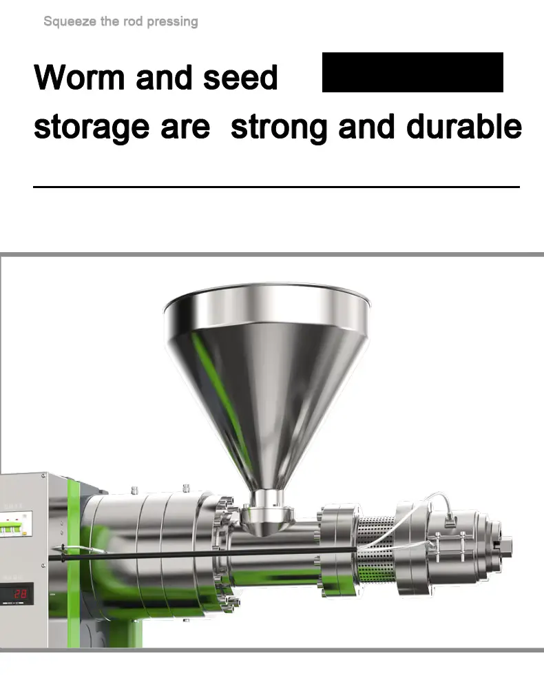 4000W Low Temperature Cold Pressing Mobile Commercial High-end Oil Press Machine Details 3