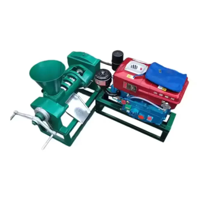 5.5KW small family farm spiral cold oil press machine dual power Diesel engine model