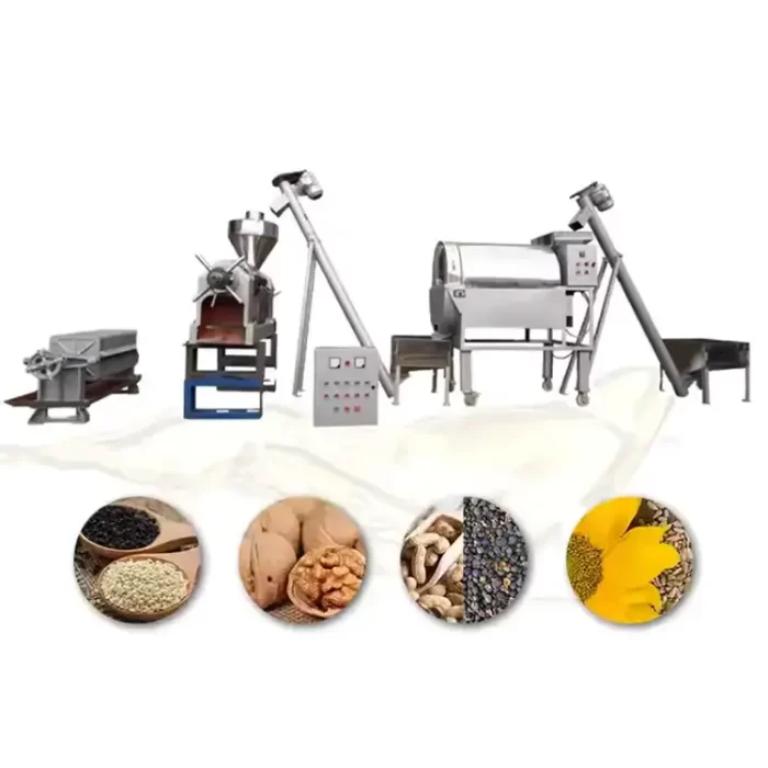 Commercial single screw screw high oil output round row oil press (1)