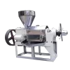 Commercial single screw screw high oil output round row oil press (3)