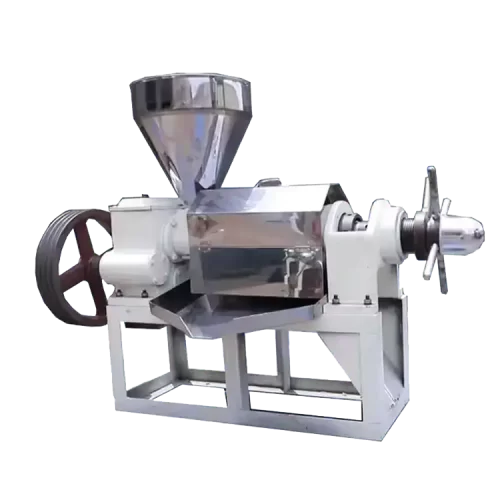 Commercial single screw screw high oil output round row oil press (3)