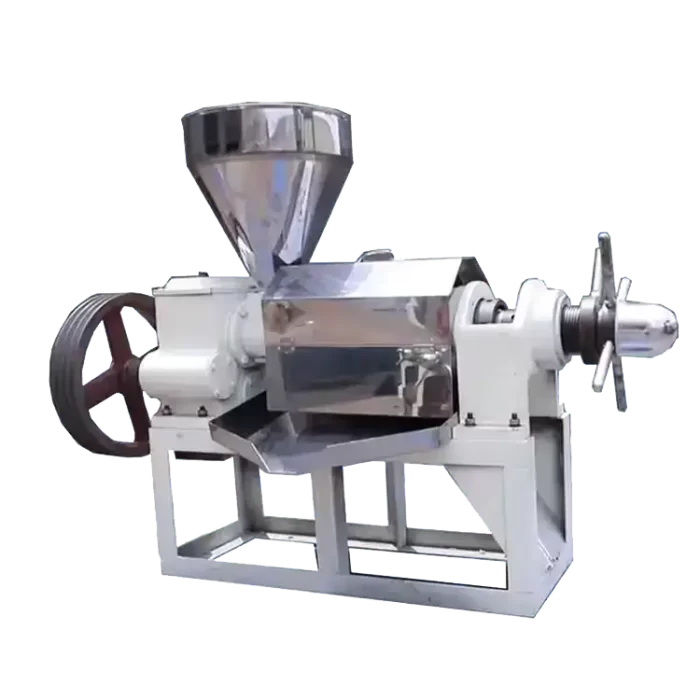 Commercial single screw screw high oil output round row oil press (3)
