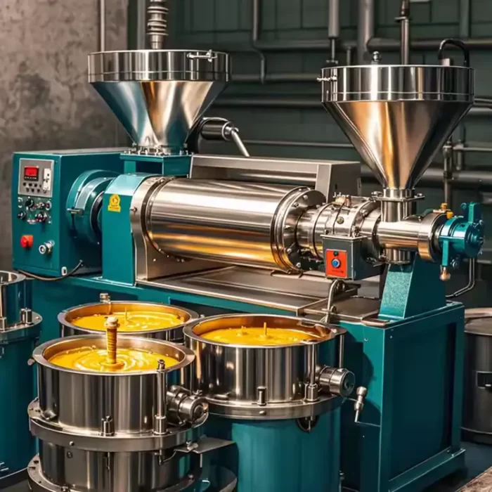 Customized spiral temperature-controlled oil filter integrated oil press machine - Gambar 2