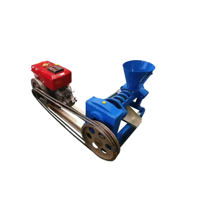 Diesel electric dual power screw strip structure oil press (4)