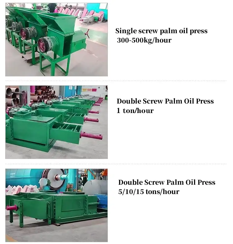 Electric or diesel dual power palm oil press More models