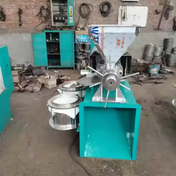 Electric temperature controlled screw oil press commercial oil filter all-in-one machine - Picha 7