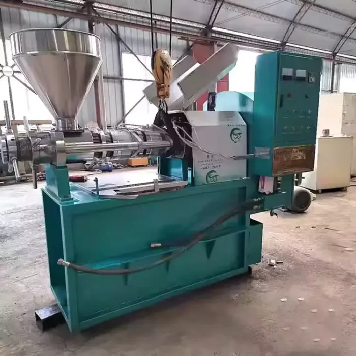 Electric temperature controlled screw oil press commercial oil filter all-in-one machine - Picha 3