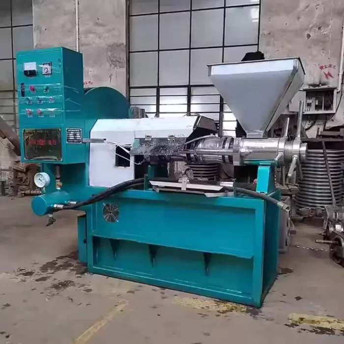 Electric temperature controlled screw oil press commercial oil filter all-in-one machine - Picha 4