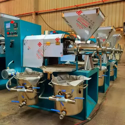 Electric temperature controlled screw oil press commercial oil filter all-in-one machine (8)