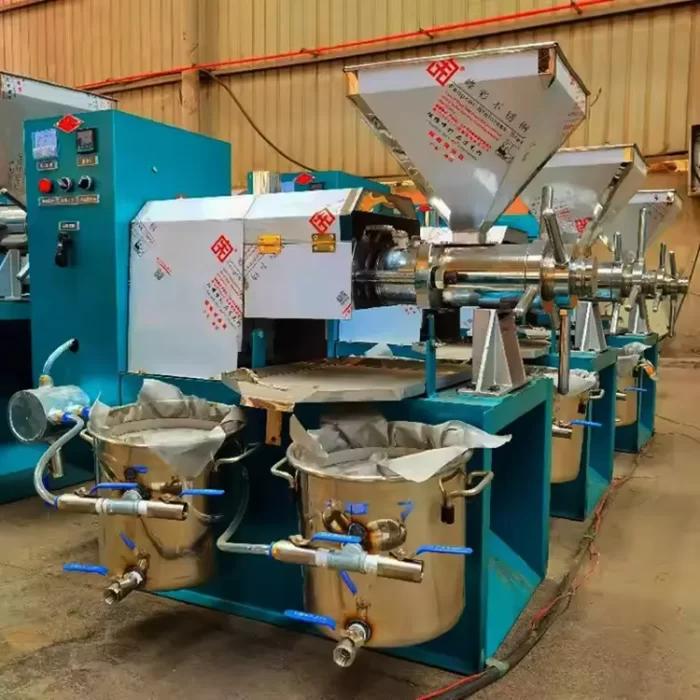 Electric temperature controlled screw oil press commercial oil filter all-in-one machine - Picha 5