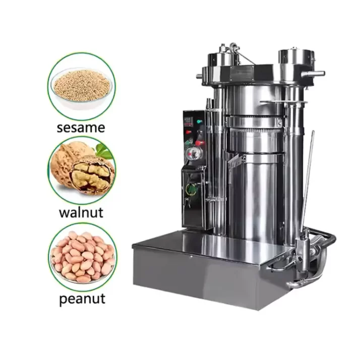 Multifunctional vertical hydraulic automatic Cold oil press machine - Picha 3