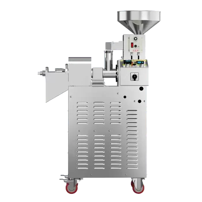 S02 Mobile commercial fully automatic 304 stainless steel temperature-controlled screw oil press Machine