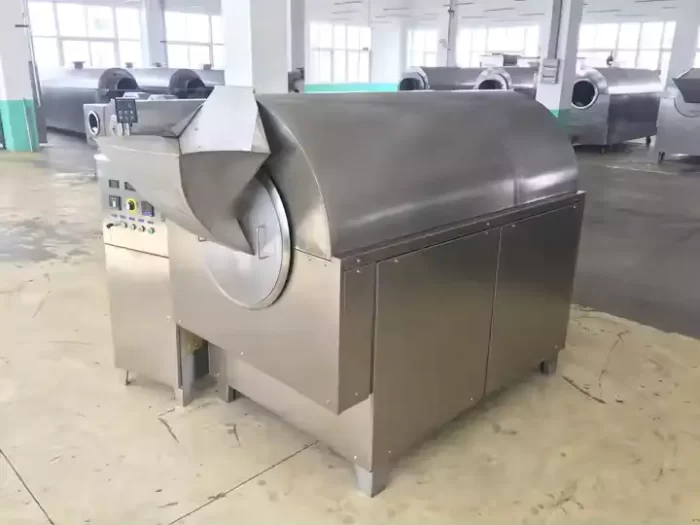 Automatic nut roaster electric drum oil seed roasting machine 3