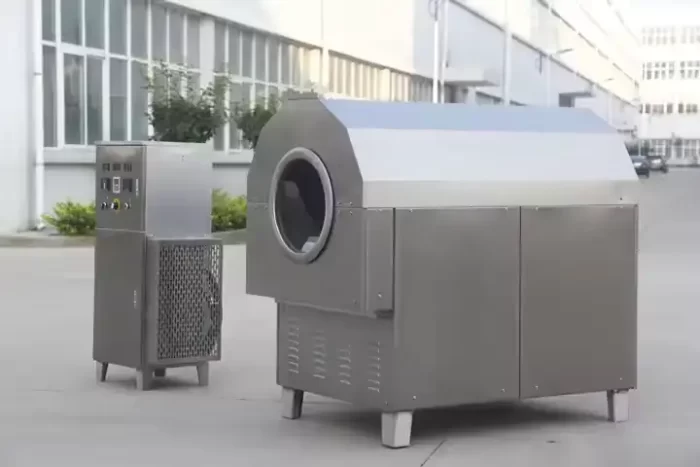 Automatic nut roaster electric drum oil seed roasting machine 5