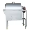 Universal wheel mobile nut oil seed rotary electric roaster machine (5)