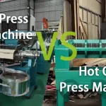 cold press and a hot press oil machine