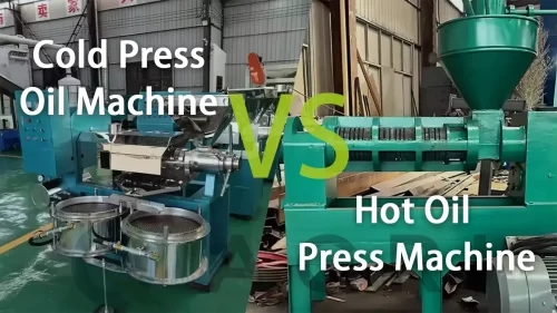 cold press and a hot press oil machine