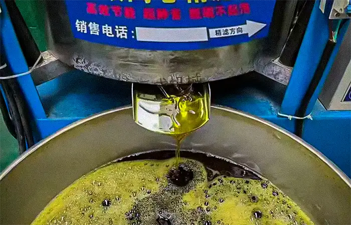 Centrifugal oil filter oil filtering effect