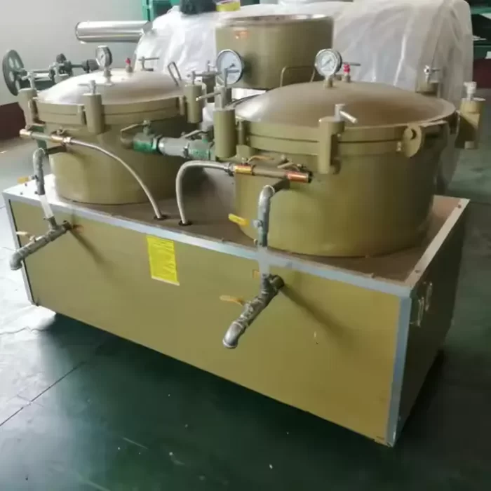 Commercial oil pressing double cylinder edible oil air pressure oil filter Machine - Imej 5