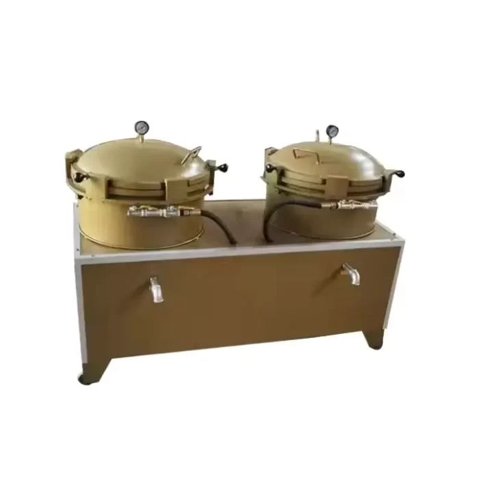 Commercial oil pressing double cylinder edible oil air pressure oil filter Machine 7