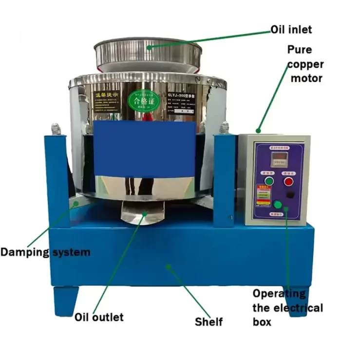 Entry-level edible oil pressing supporting centrifugal oil filter 2