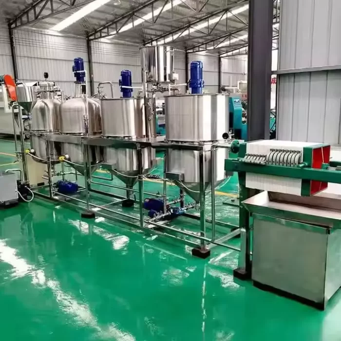 Industrial edible oil refining machine vegetable oil filter equipment 3