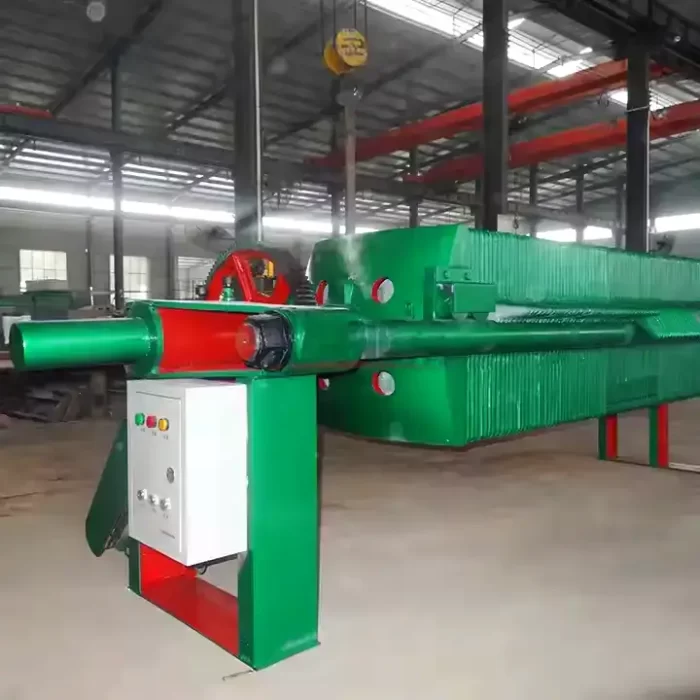 Large industrial grade high temperature resistant cast iron plate frame Filter Press Machine 8