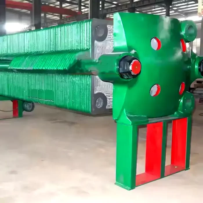 Large industrial grade high temperature resistant cast iron plate frame Filter Press Machine 9