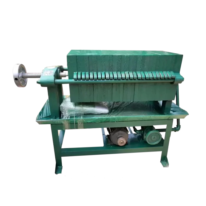 Manual cast iron plate frame Oil Filter Press Machine 4