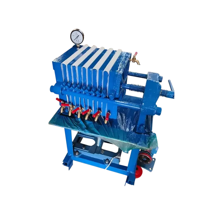 Manual cast iron plate frame Oil Filter Press Machine 5