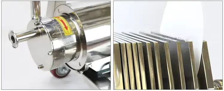 Motor driven stainless steel Plate Oil Filter Press with precision plates Details 4