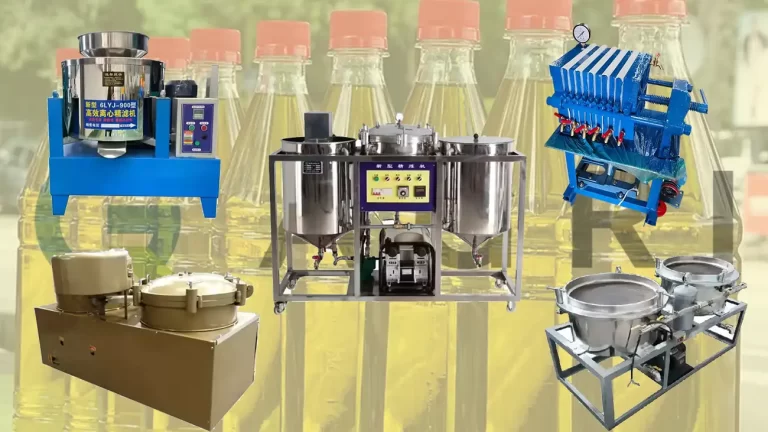 Oil filter Machine types