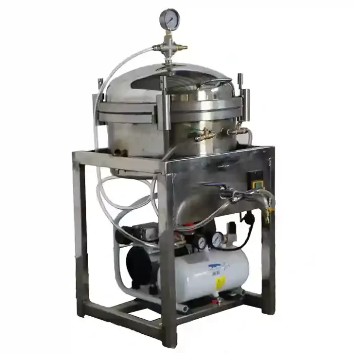 Small commercial stainless steel air pressure oil filter refinery Machine 6