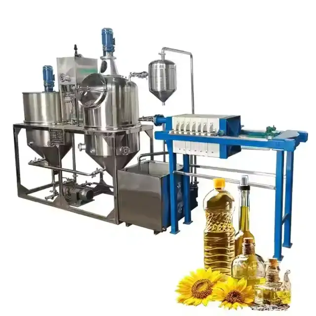 Customized Refinery Equipment For Edible Oil Manufacturers Complete ...