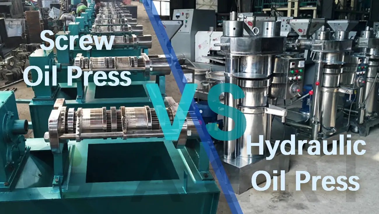 Differences between Screw oil press and Hydraulic oil press