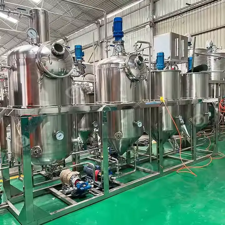 Farm edible oil Refinery machine Vegetable oil decolorization, deodorization and filtration equipment 1