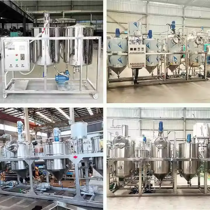 Farm edible oil Refinery machine Vegetable oil decolorization, deodorization and filtration equipment 2