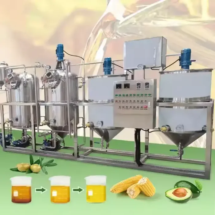 Farm edible oil Refinery machine Vegetable oil decolorization, deodorization and filtration equipment 4