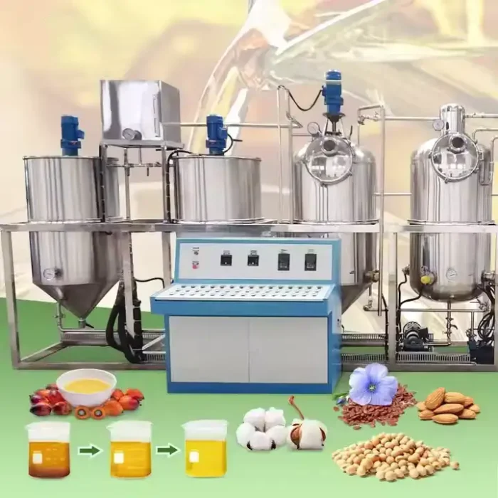 Farm edible oil Refinery machine Vegetable oil decolorization, deodorization and filtration equipment 6