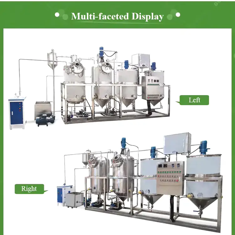 Farm edible oil Refinery machine Vegetable oil decolorization, deodorization and filtration equipment Details 1