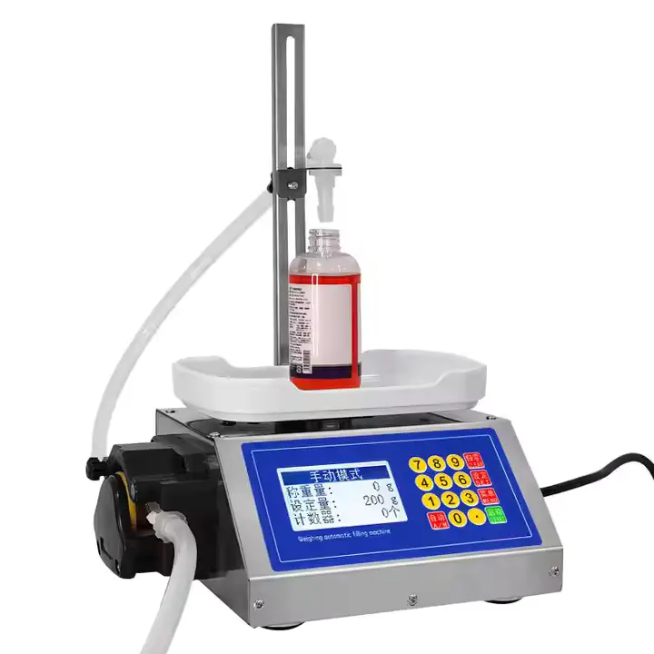 Small liquid filling weighing and quantitative edible oil filling machine 3500 1