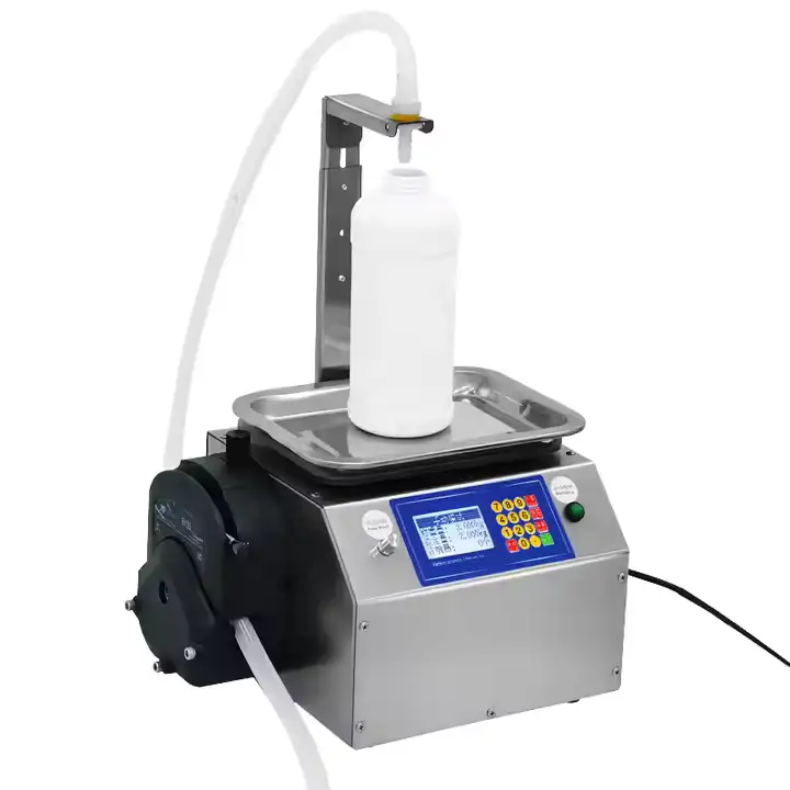 Small liquid filling weighing and quantitative edible oil filling machine L13 2