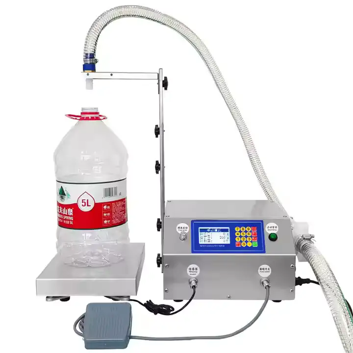 Small liquid filling weighing and quantitative edible oil filling machine L36 2