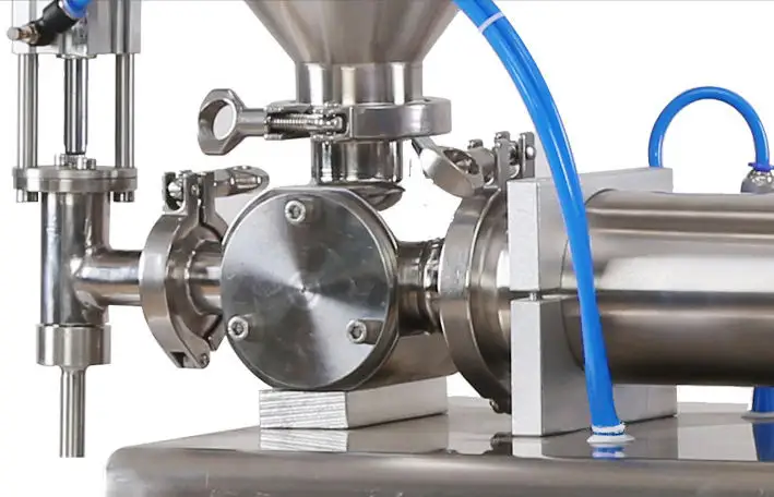 Small pneumatic gravity quantitative paste liquid filling machine wholesale price Details 5