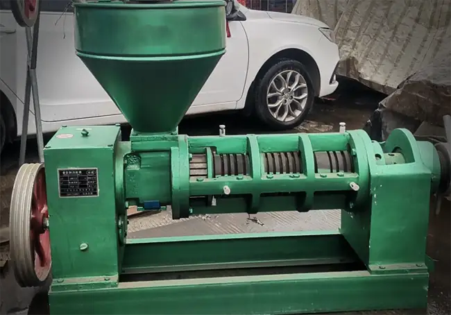 screw round row oil press machine