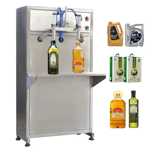 Affordable dual-nozzle 100ml-5000ml piston-type dosing edible oil filling machine 1