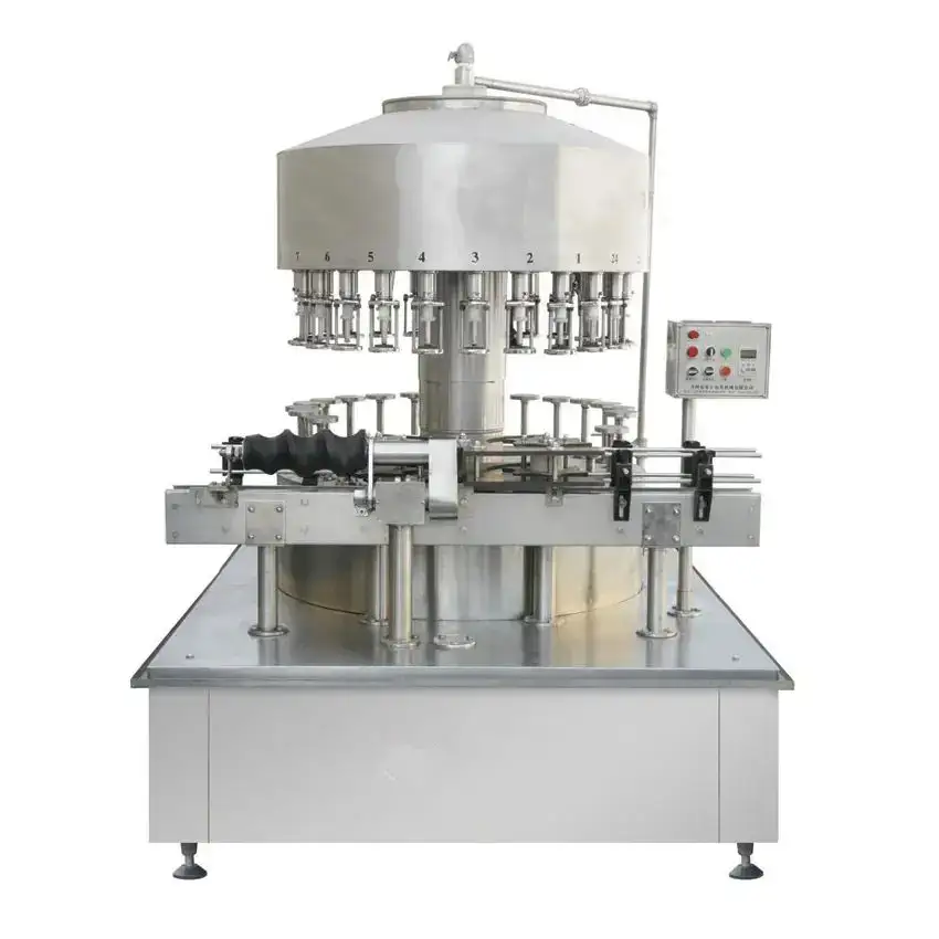 Automatic rotary vacuum negative pressure filler for wine, juice, beverages, and water 2