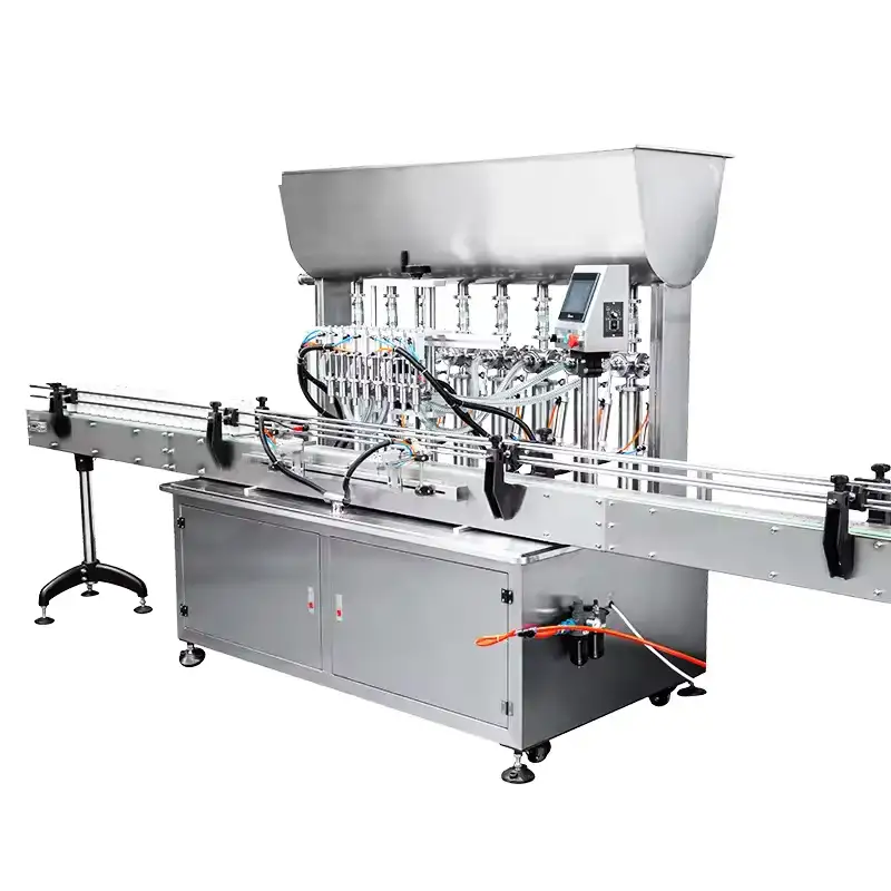 Customizable multi-filling head, pneumatic piston pump overflow filling machine 5