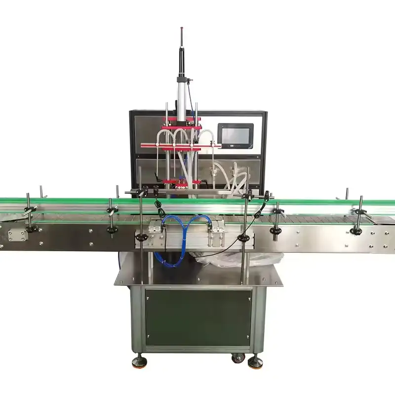 Fully automatic servo 4-head piston magnetic pump vertical filling machine 1